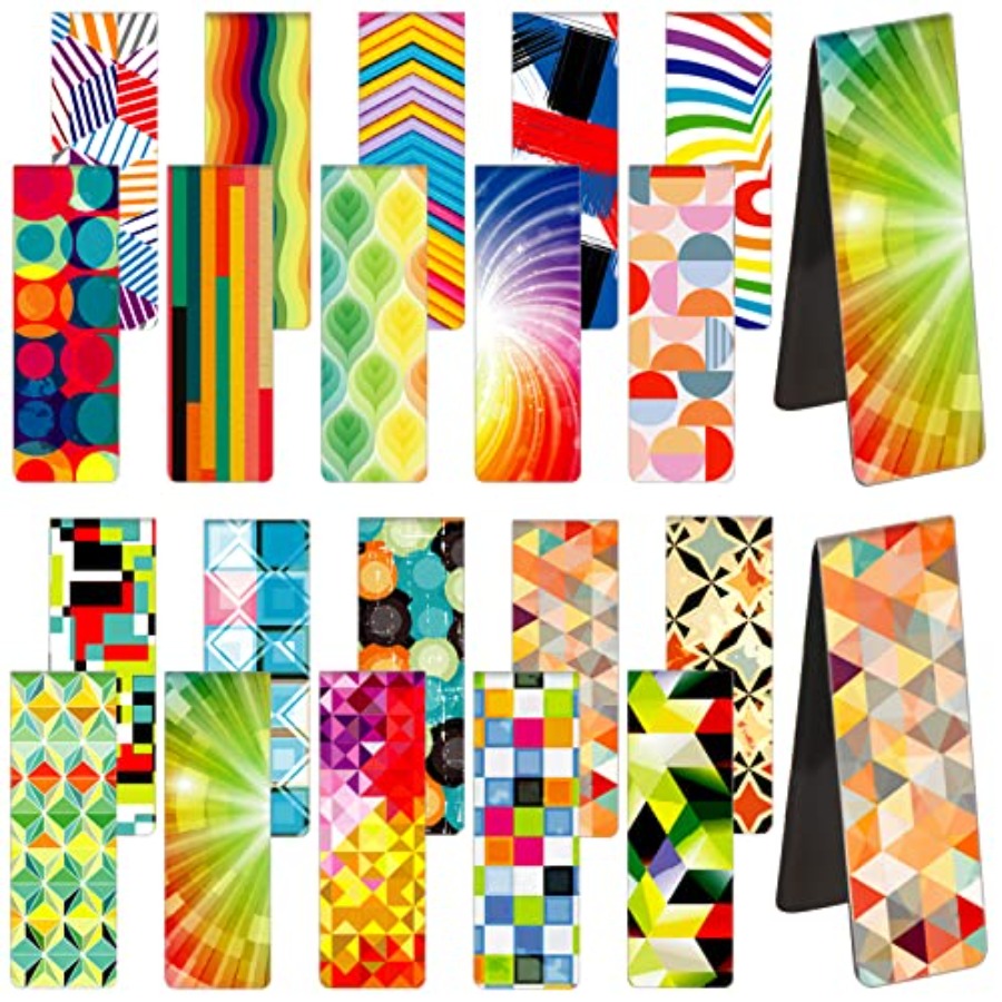 Bookmark Magnetic Clip - 80 Pcs Optical Magnetic Bookmarks, Colorful
