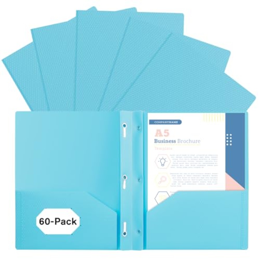 Binding Comb Plastic - Plastic andPockets and Prongs, 2-Pocket and3