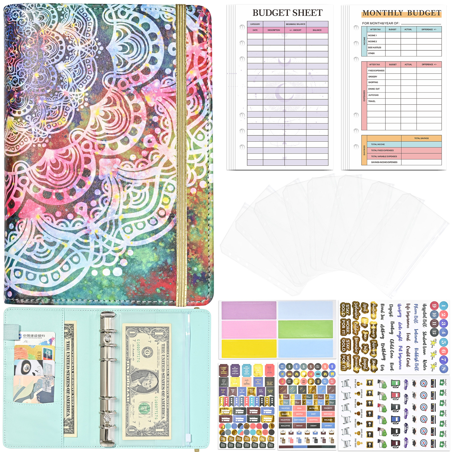 Planner Weekly Budget - A6 Budget Binder Planner With Monthly