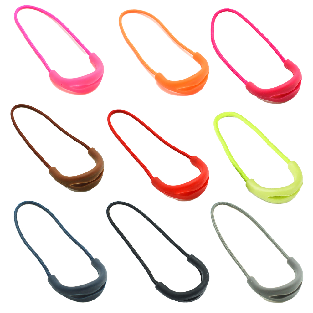 Portfolio Folder Zip - U Shape Zipper Pulls, Mixed Colors,