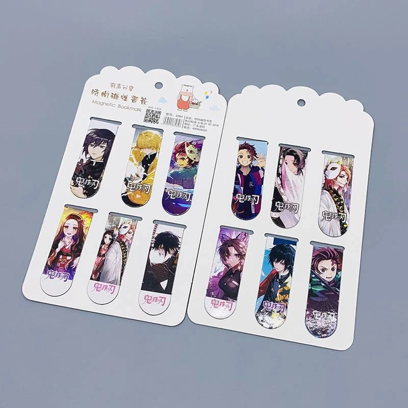 6 Pcs Anime Cute Metal Magneti - Bookmark Magnetic Clip incelemesi ve fiyatı
