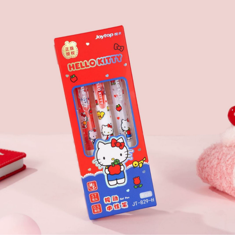 Genuine 3 Pcs/Set Sanrio Gel P - Gel Ink Pen Set incelemesi ve fiyatı