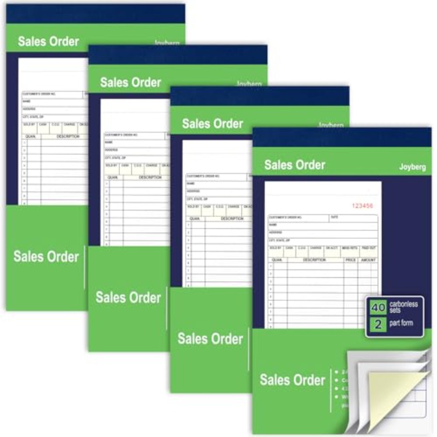 4 Pack Sales Order Book, 4.17i - Carbon Copy Book incelemesi ve fiyatı