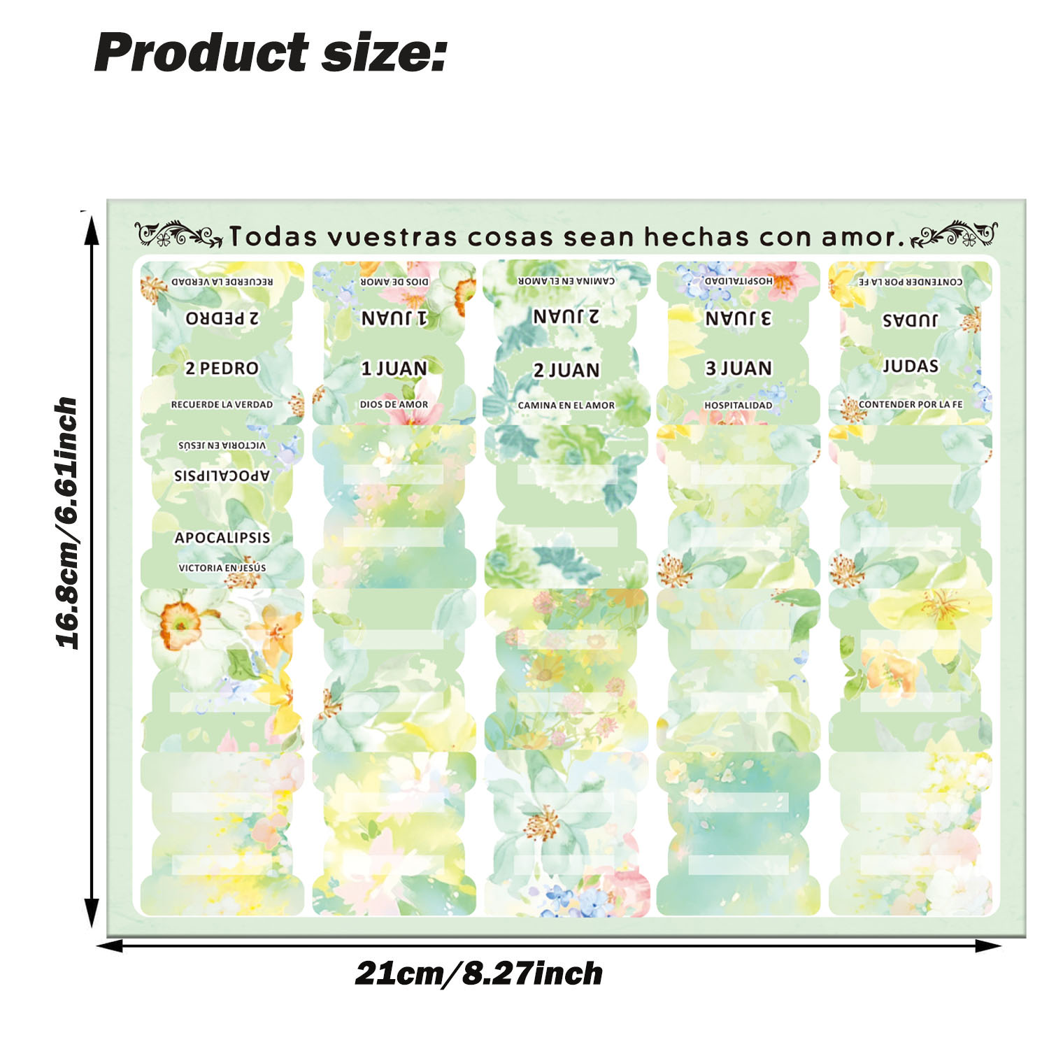80pcs Spanish Bible Tabs-Soul  - Index Tab Divider incelemesi ve fiyatı