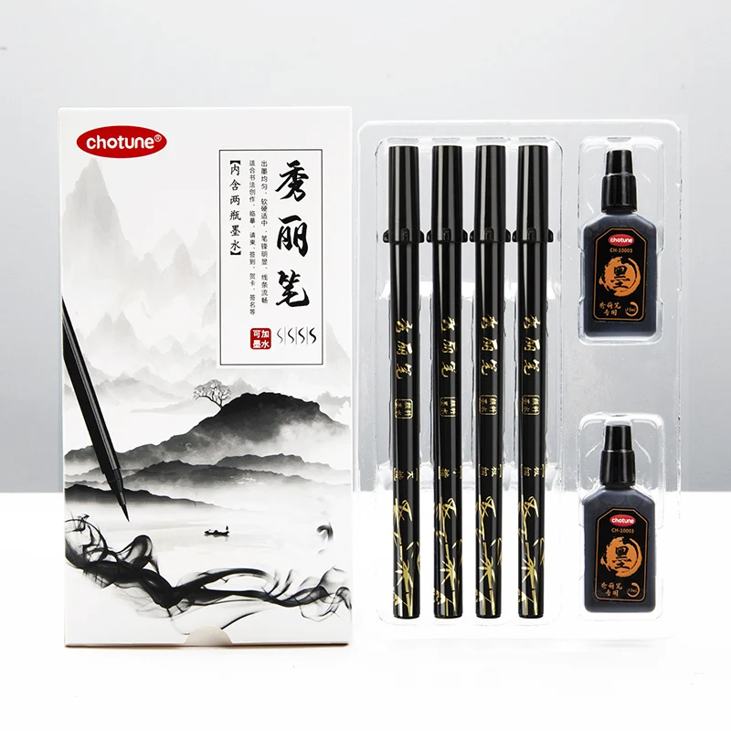 Brush Lettering Pens Set Black - Fountain Pen Ink incelemesi ve fiyatı
