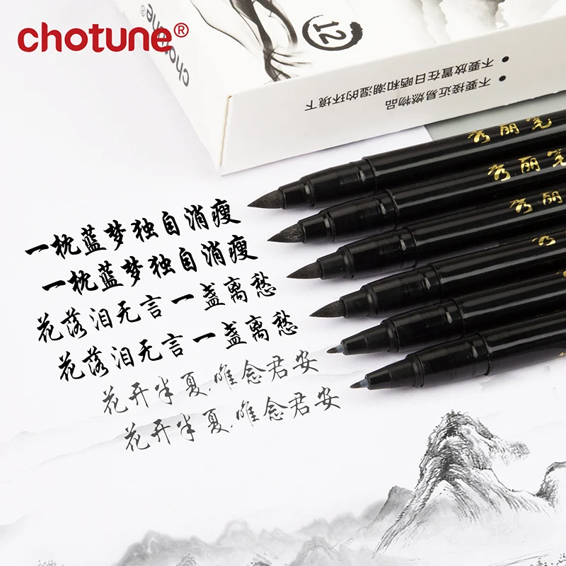 Brush Lettering Pens Set Black - Fountain Pen Ink incelemesi ve fiyatı
