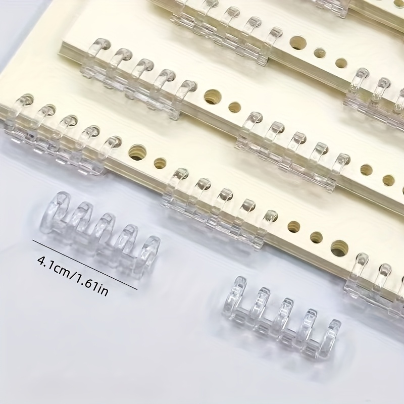 10Pcs 5-Ring Binding Spines Sn - Binding Comb Plastic incelemesi ve fiyatı