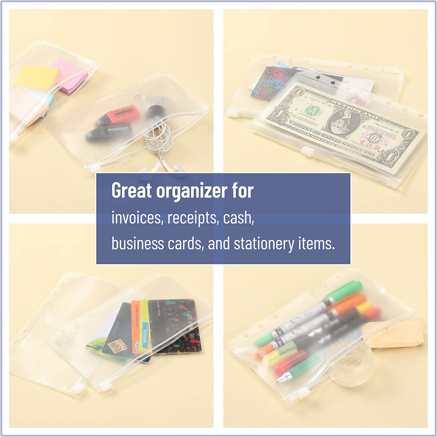 A5/A6/A7 Binder Pockets Binder - Portfolio Folder Zip incelemesi ve fiyatı