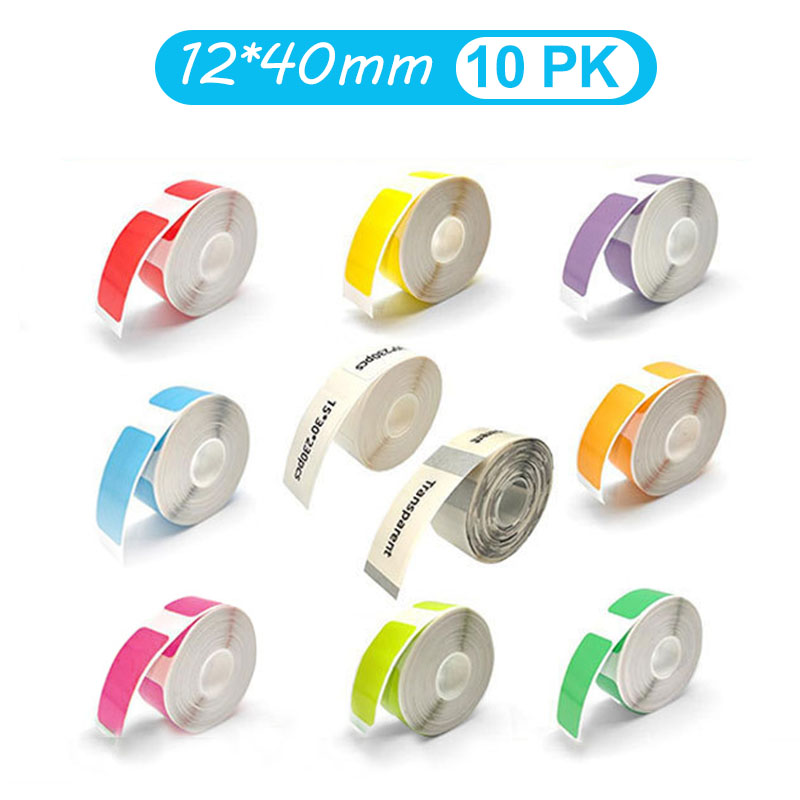 12*40mm Colored Transparent Th - Label Printer Tape incelemesi ve fiyatı