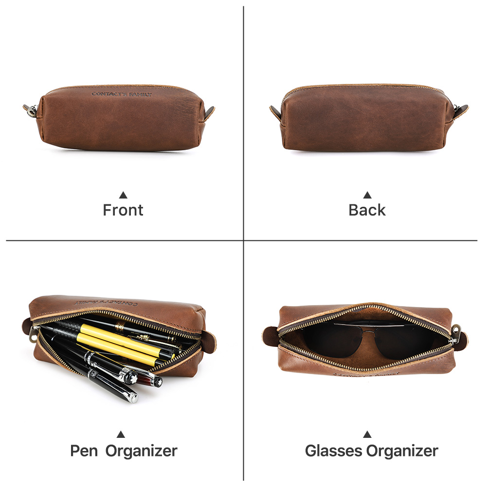 Retro Leather Pencil Case High - Office Stationery Supply Business incelemesi ve fiyatı