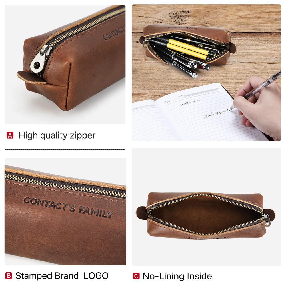 Retro Leather Pencil Case High - Office Stationery Supply Business incelemesi ve fiyatı