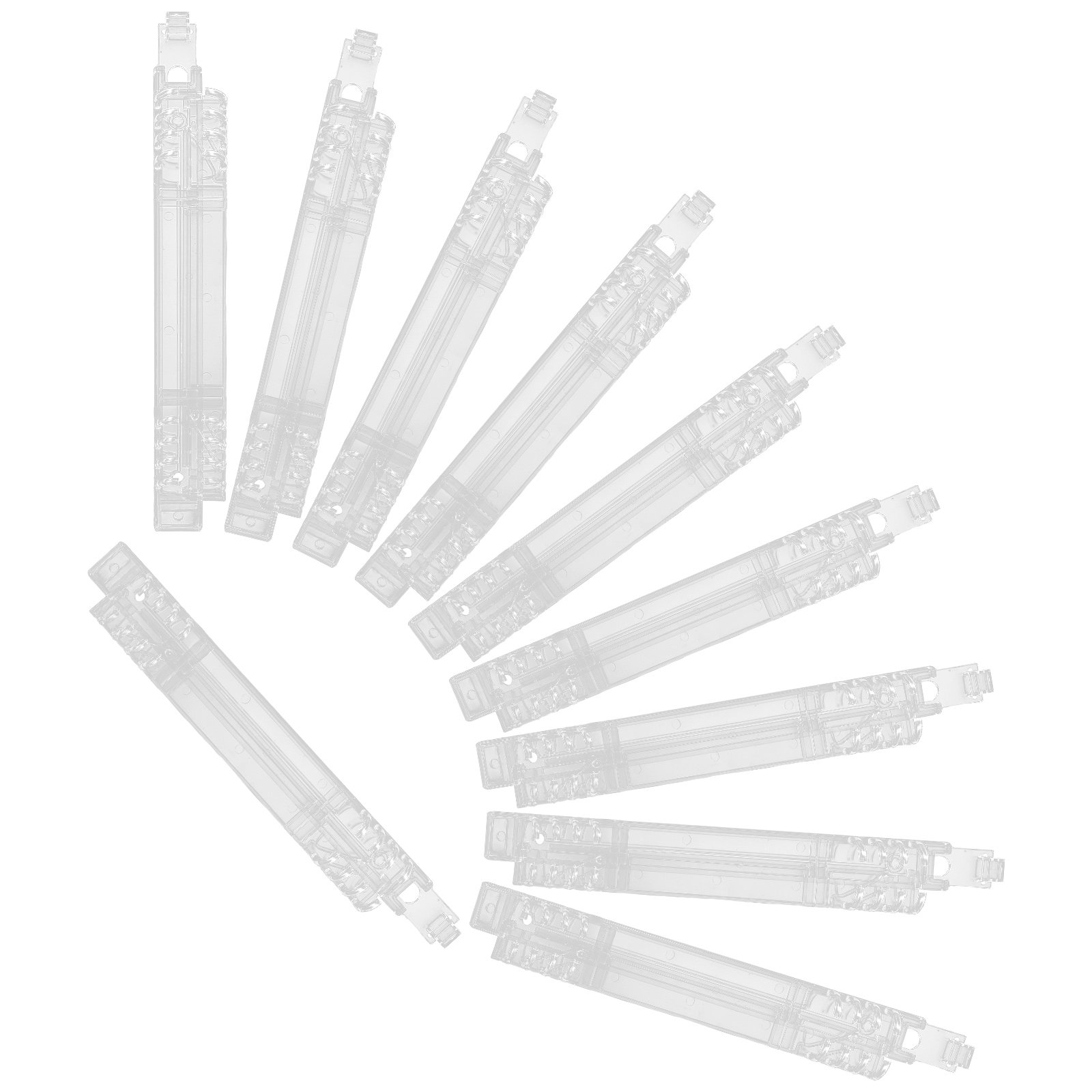10Pcs Spiral Binder Rings Plas - Binding Comb Plastic incelemesi ve fiyatı