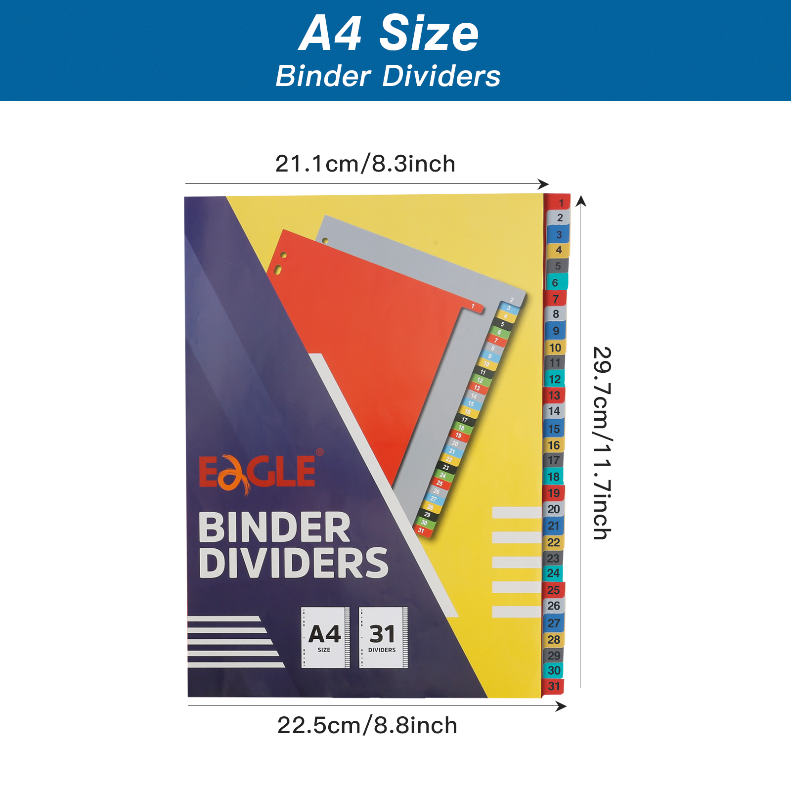 EAGLE A4 Binder Index Divider  - Index Tab Divider incelemesi ve fiyatı