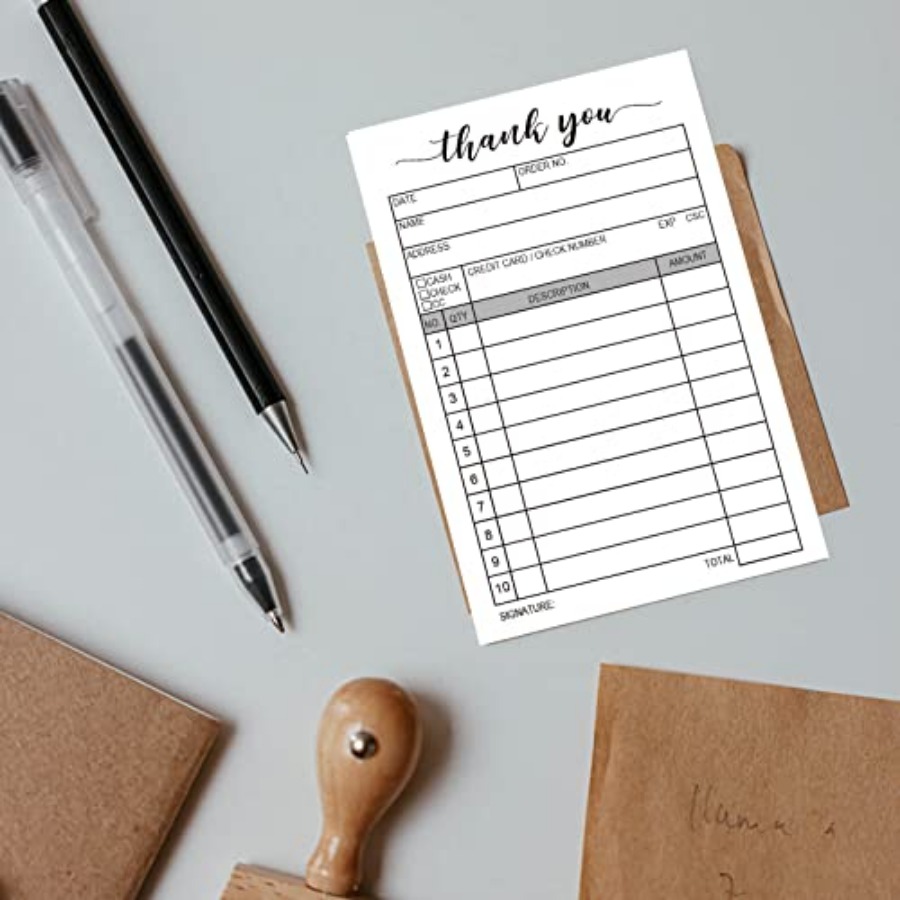 Thank You Receipt Book, 2 Pack - Carbon Copy Book incelemesi ve fiyatı
