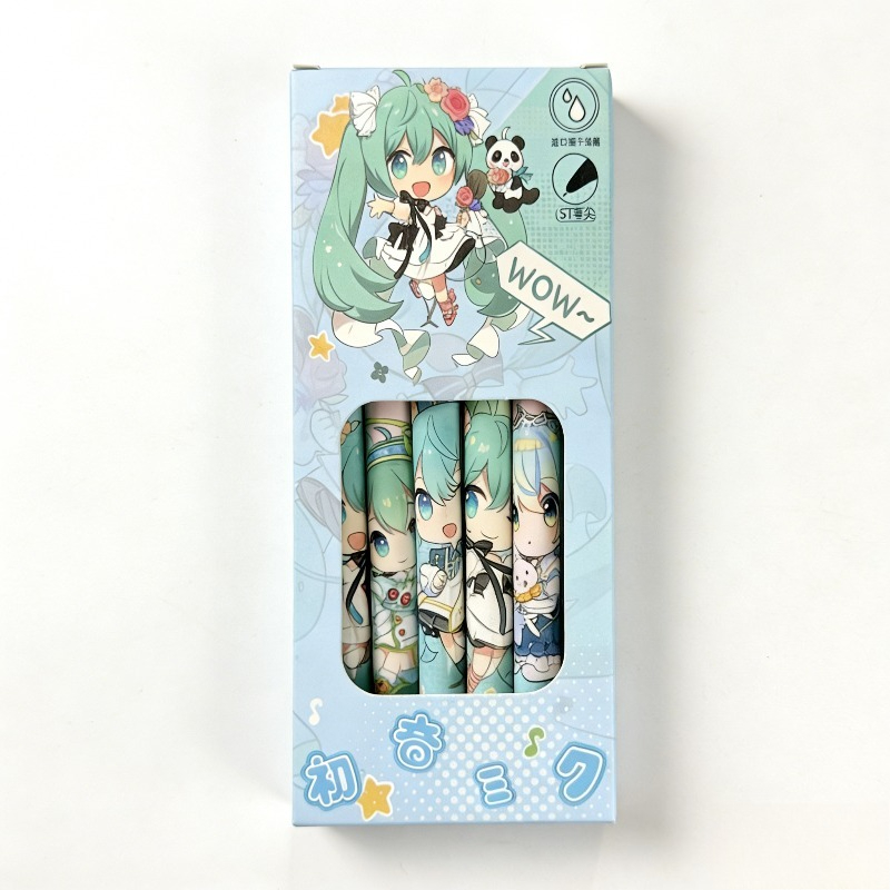 Hatsune Miku quick-drying gel  - Gel Ink Pen Set incelemesi ve fiyatı