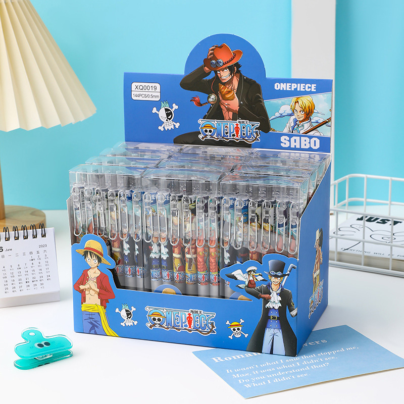 Anime One Piece 12/24Pcs Black - Gel Ink Pen Set incelemesi ve fiyatı