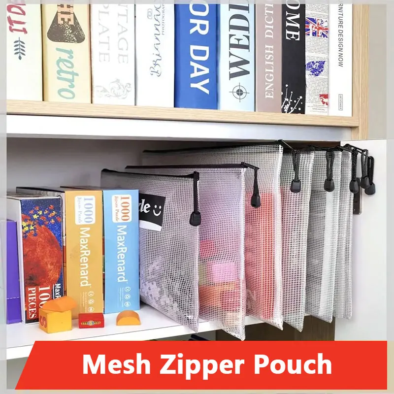 A3/A4/A5/A6 Mesh Zipper Pouch  - Portfolio Folder Zip incelemesi ve fiyatı