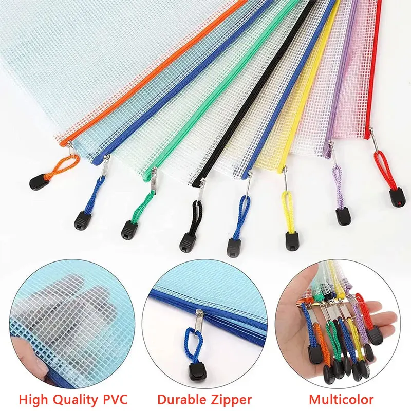 A3/A4/A5/A6 Mesh Zipper Pouch  - Portfolio Folder Zip incelemesi ve fiyatı