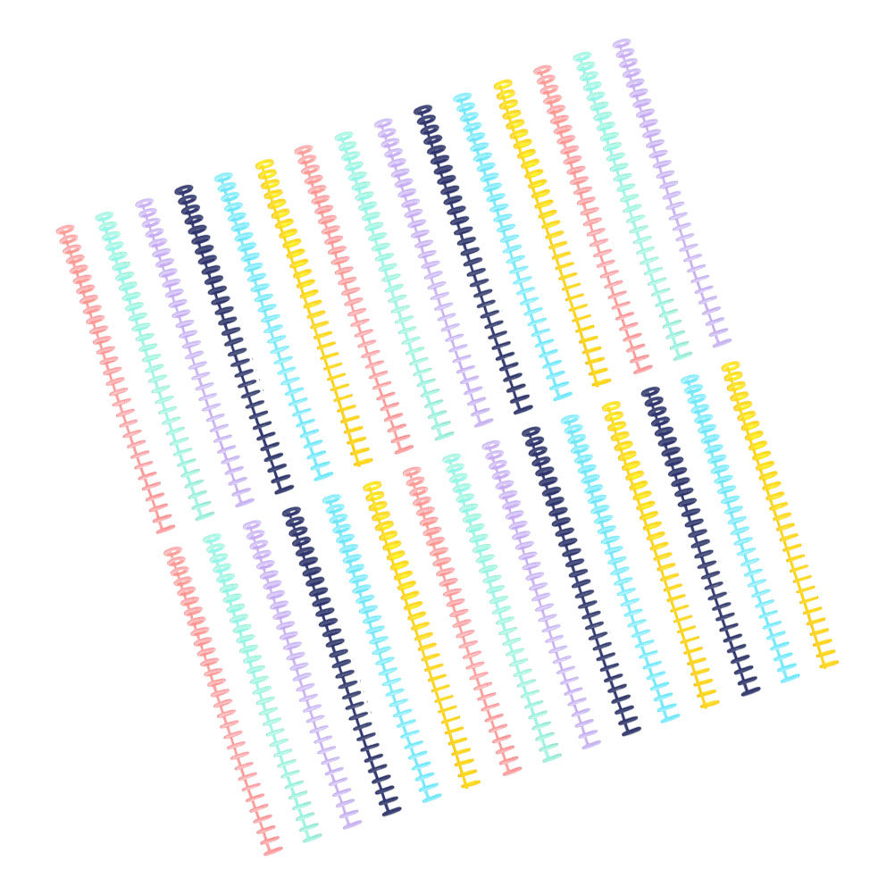 30Pcs Plastic Spiral Binding C - Binding Comb Plastic incelemesi ve fiyatı