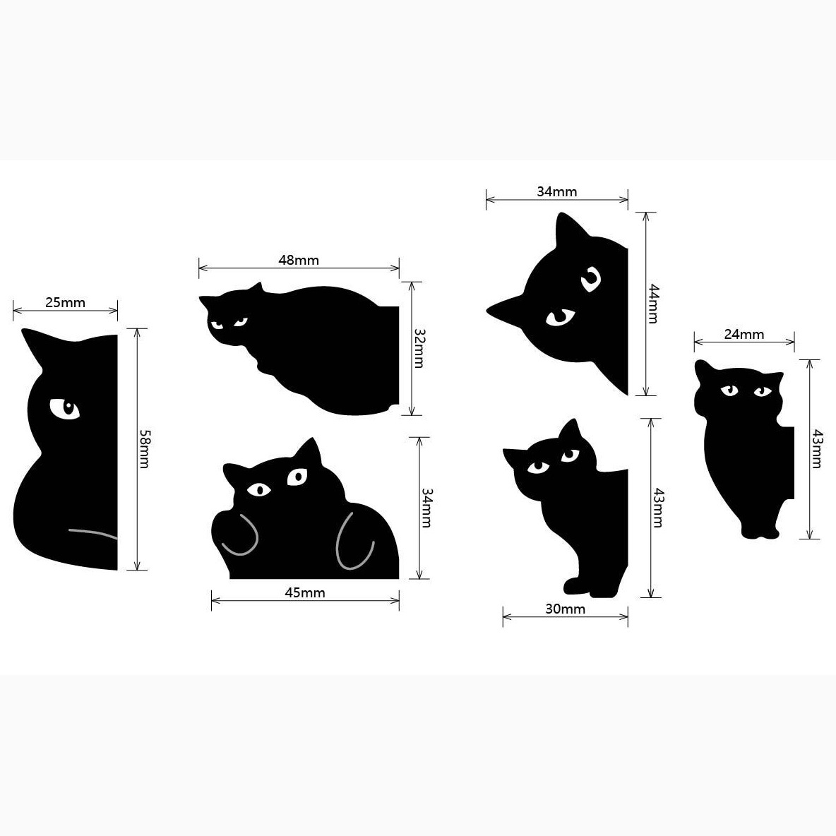 Cute Black Cat Magnetic Bookma - Bookmark Magnetic Clip incelemesi ve fiyatı