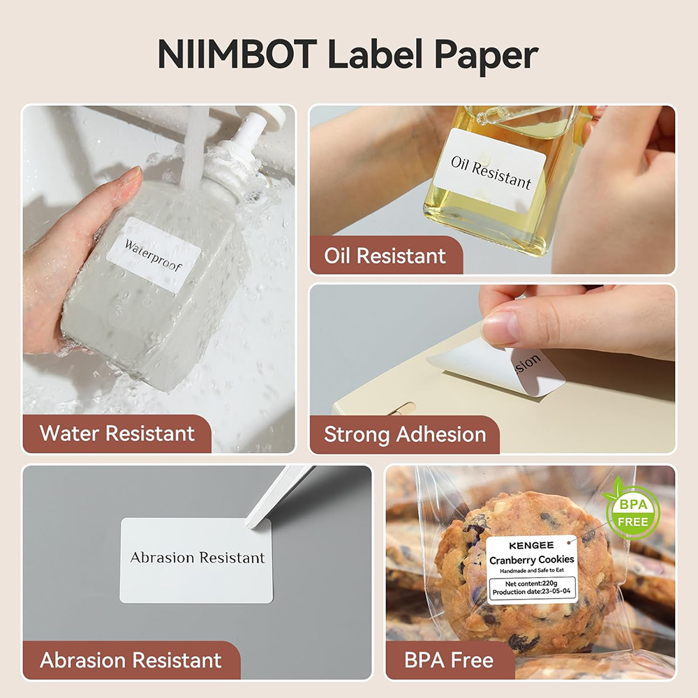NIIMBOT Thermal Label for B1 B - Label Printer Tape incelemesi ve fiyatı