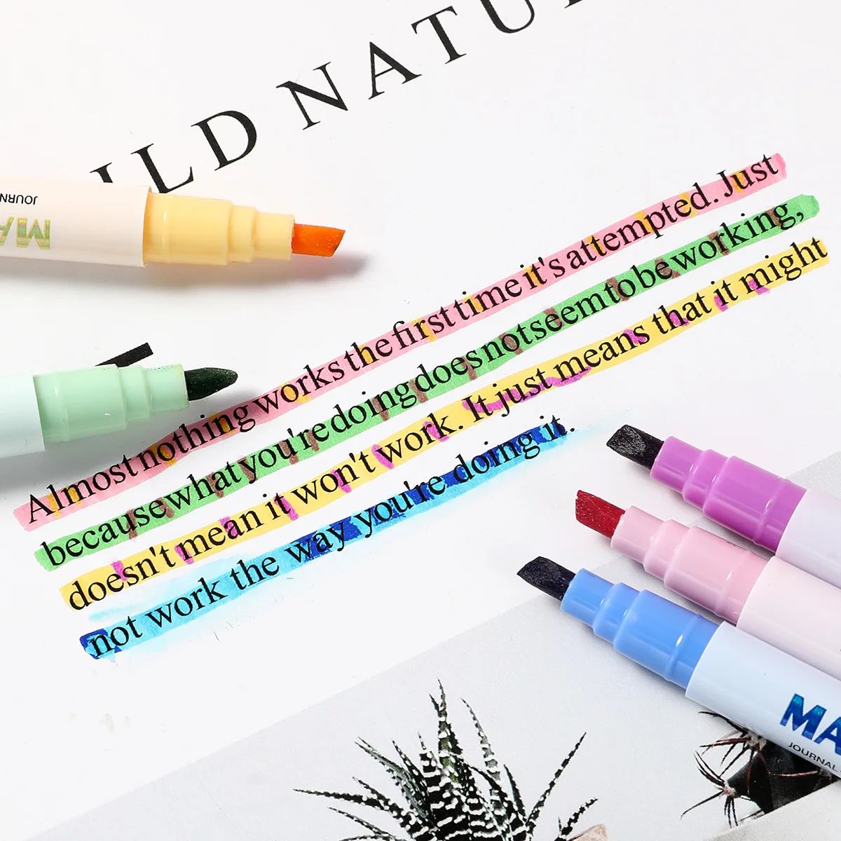 Double-ended Magic Color Chang - Highlighter Set Pastel incelemesi ve fiyatı
