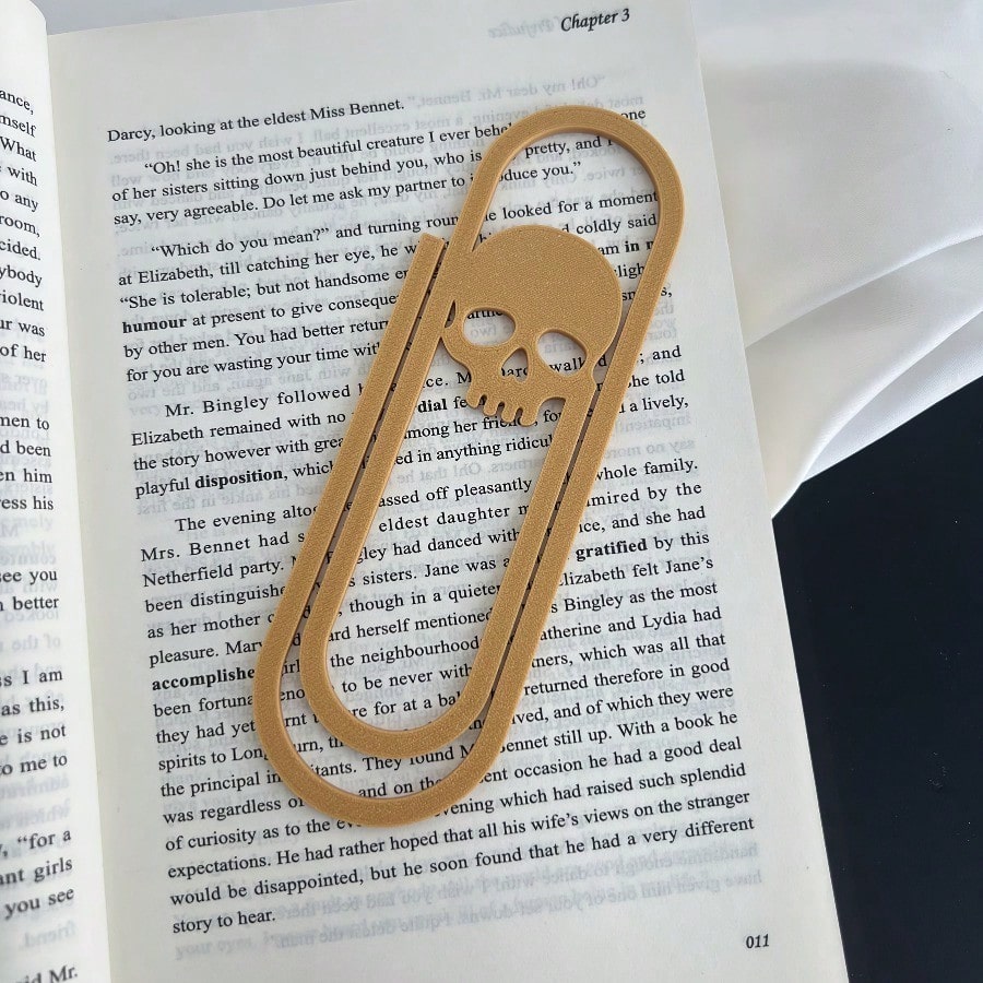 Creative Giant Skeleton Paper  - Bookmark Magnetic Clip incelemesi ve fiyatı