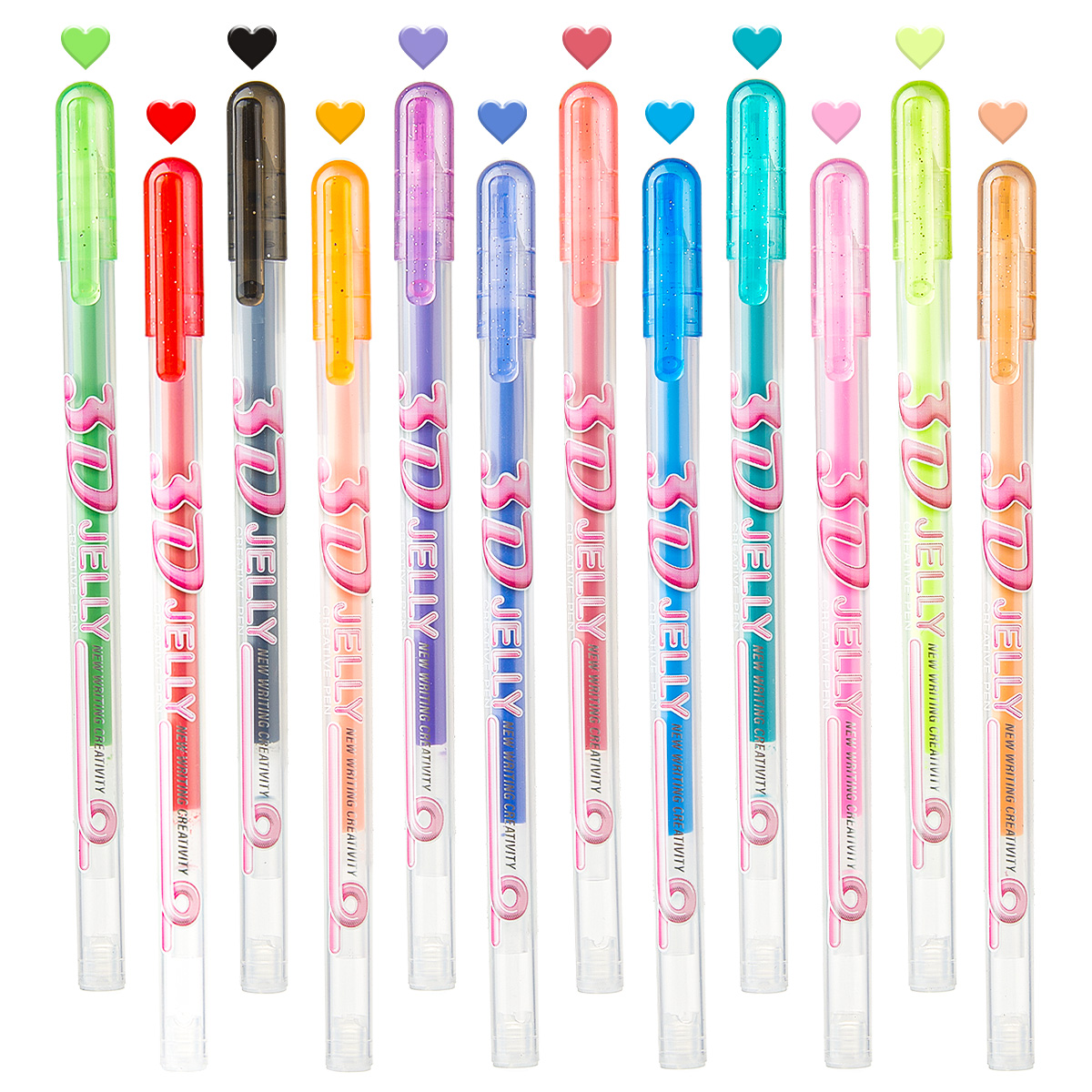 SHANDS 12PCS 3D Jelly Gel Pens - Gel Ink Pen Set incelemesi ve fiyatı