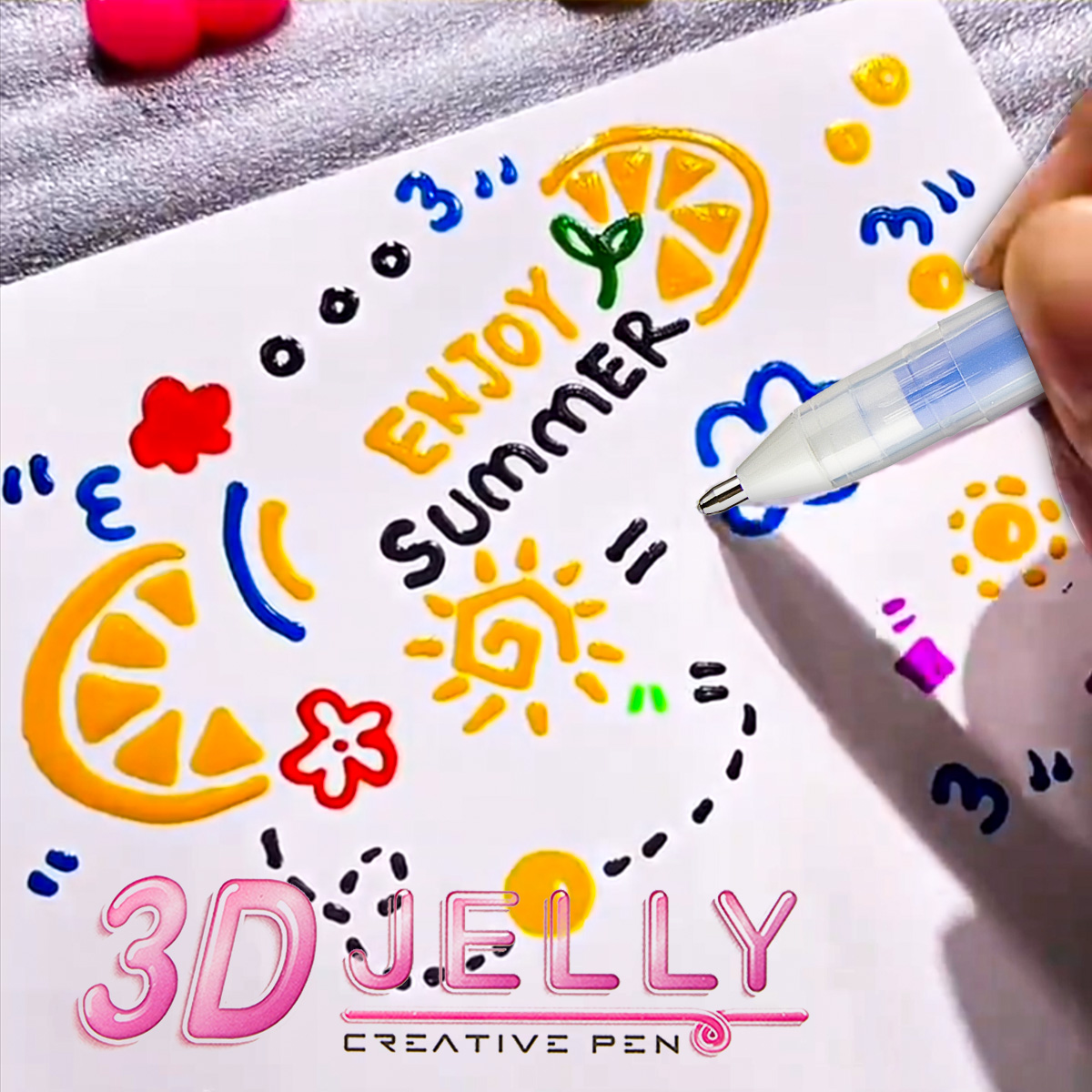 SHANDS 12PCS 3D Jelly Gel Pens - Gel Ink Pen Set incelemesi ve fiyatı