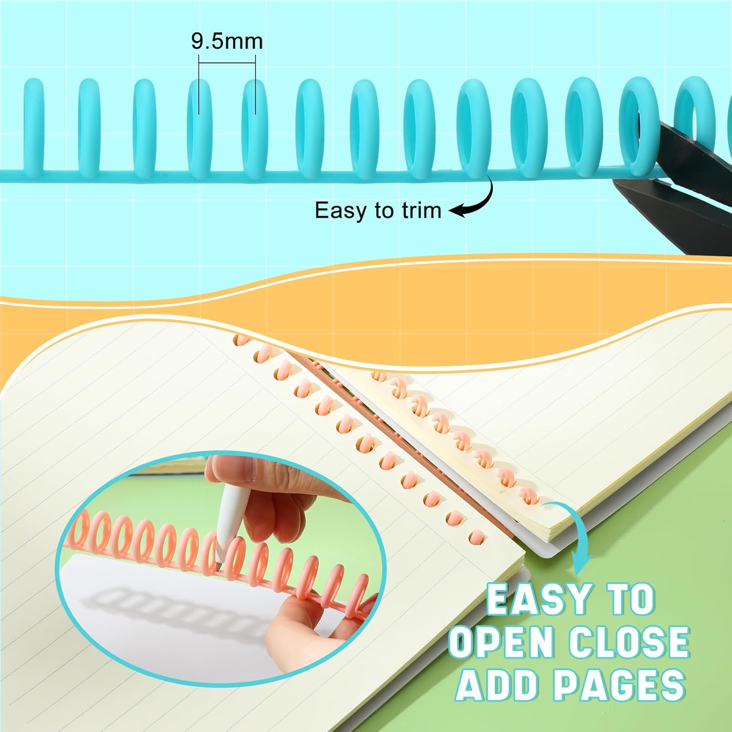 50 Pcs Comb Binding Spines 1/2 - Binding Comb Plastic incelemesi ve fiyatı