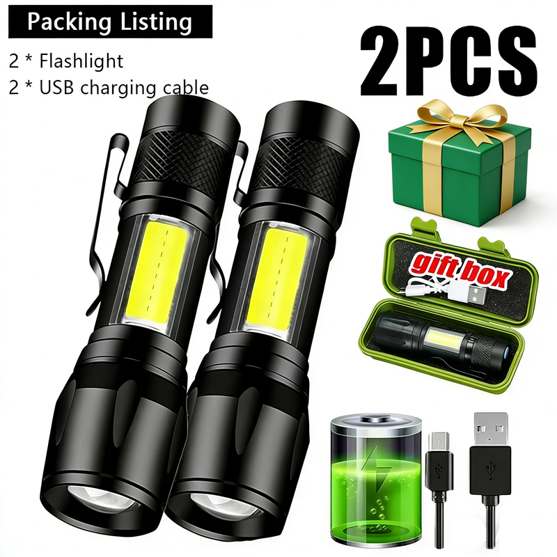 Mini LED Flashlight COB+XPE Po - Stationery Supply incelemesi ve fiyatı