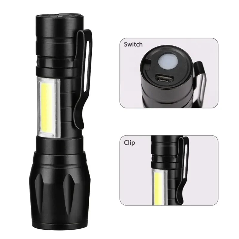 Mini LED Flashlight COB+XPE Po - Stationery Supply incelemesi ve fiyatı