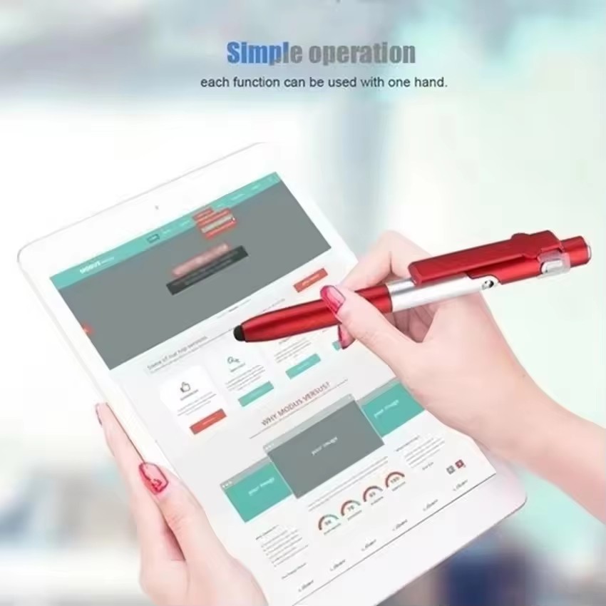 4 IN 1 Multifunction Touch Pen - Stationery Supply incelemesi ve fiyatı