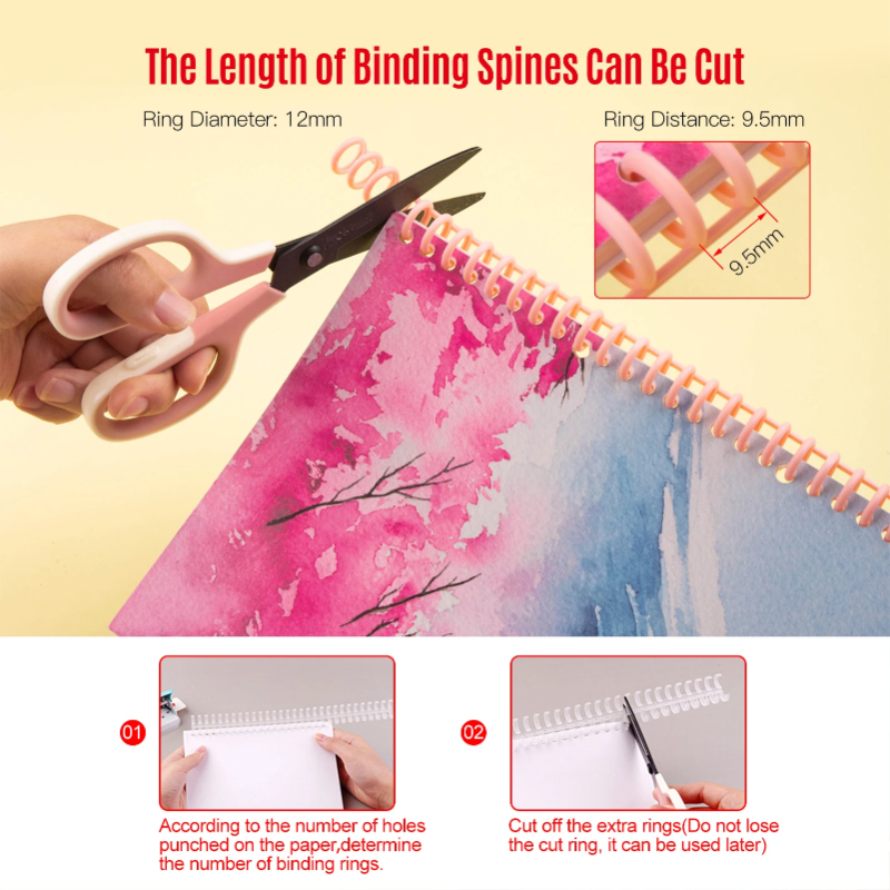 KW-trio 10pcs Plastic 30-Hole  - Binding Comb Plastic incelemesi ve fiyatı