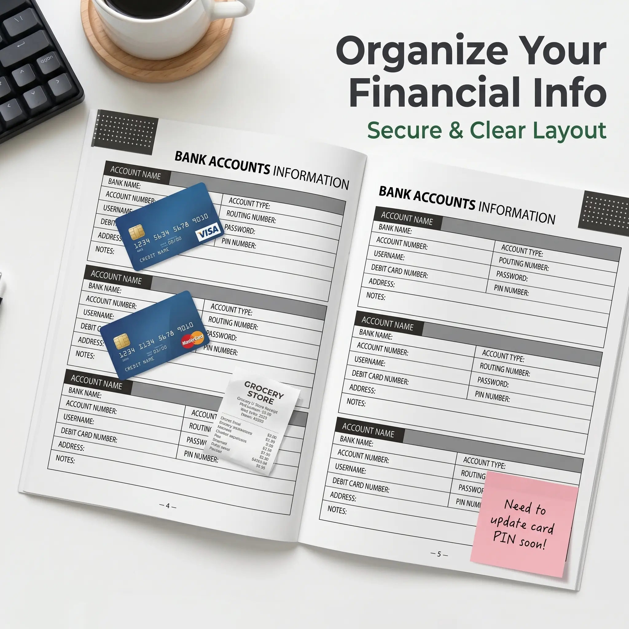 ADHD A4 Planner Notebook, Dura - Planner Weekly Budget incelemesi ve fiyatı