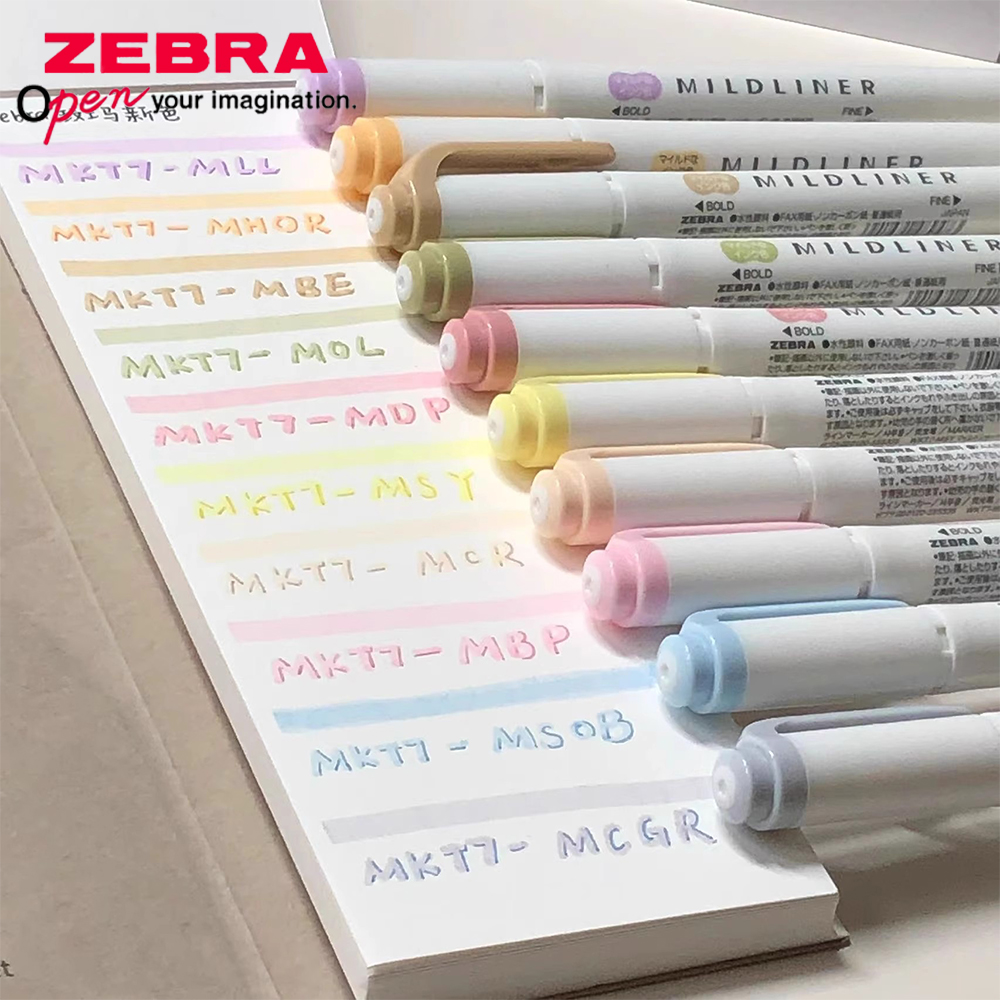 Japan ZEBRA Highlighters Pen s - Highlighter Set Pastel incelemesi ve fiyatı