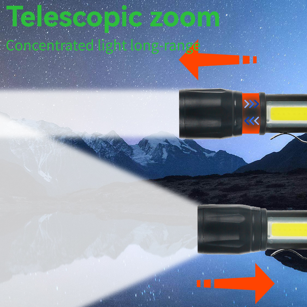 Mini LED Flashlight COB+XPE Po - Stationery Supply incelemesi ve fiyatı