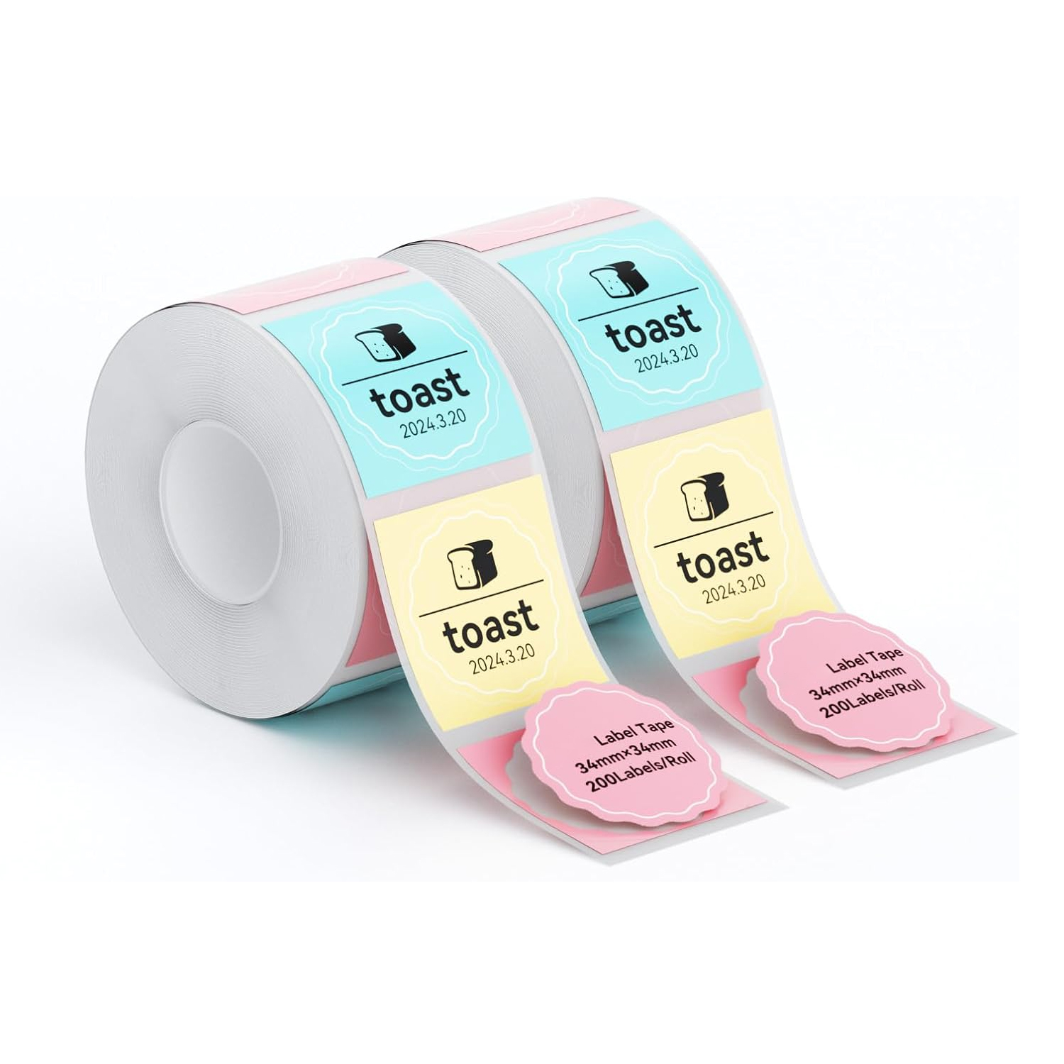 NiiMBOT B21 B1 B3S Round Label - Label Printer Tape incelemesi ve fiyatı