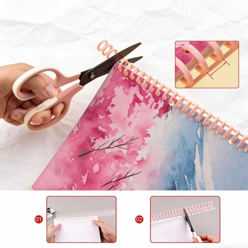 A4 Plastic 30-Hole Loose Leaf  - Binding Comb Plastic incelemesi ve fiyatı