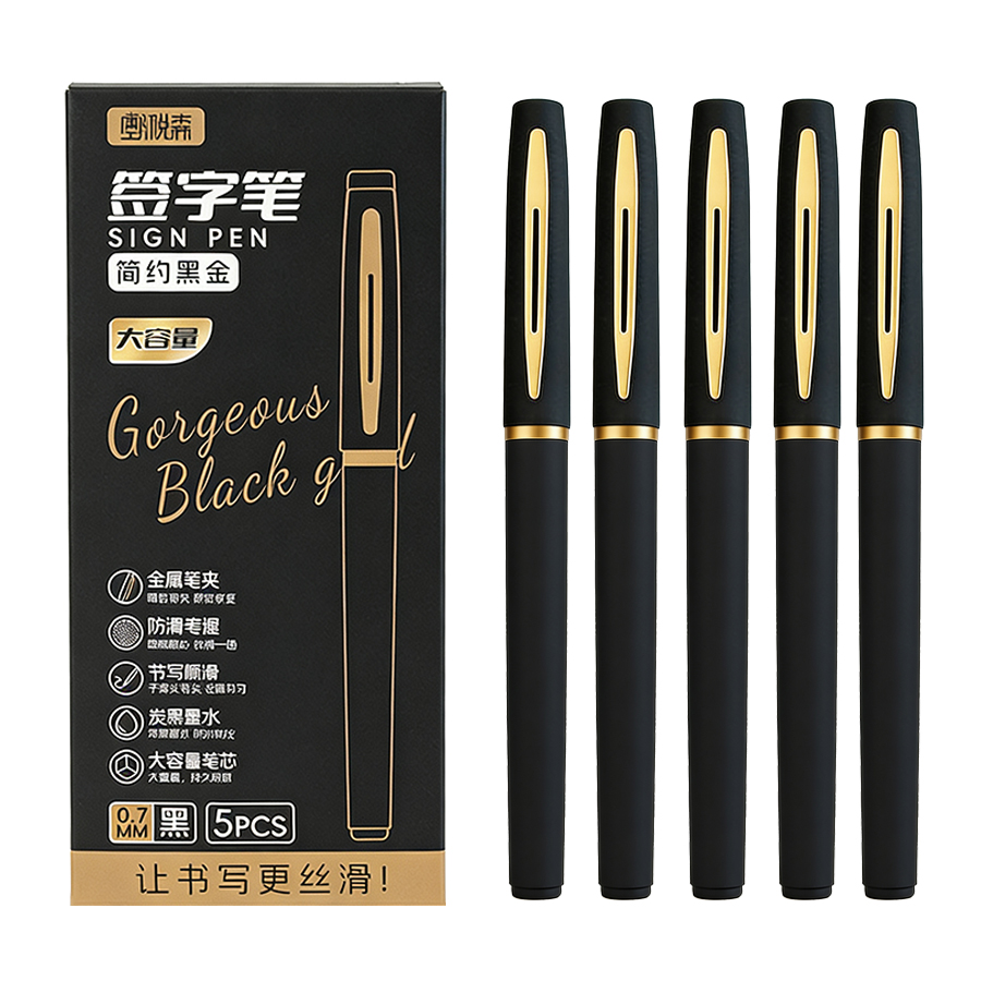 5Pcs/Pack Large Capacity Gel P - Office Stationery Supply Business incelemesi ve fiyatı