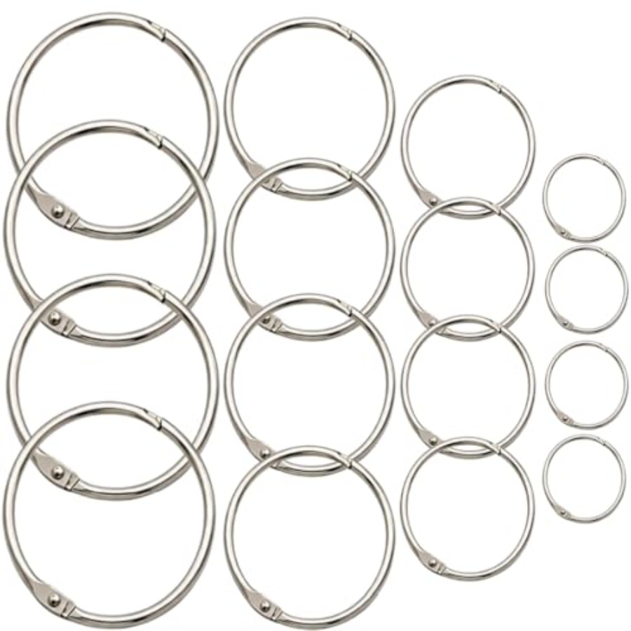 12 Pack Binder Rings, 1 2 3 4  - Binding Comb Plastic incelemesi ve fiyatı