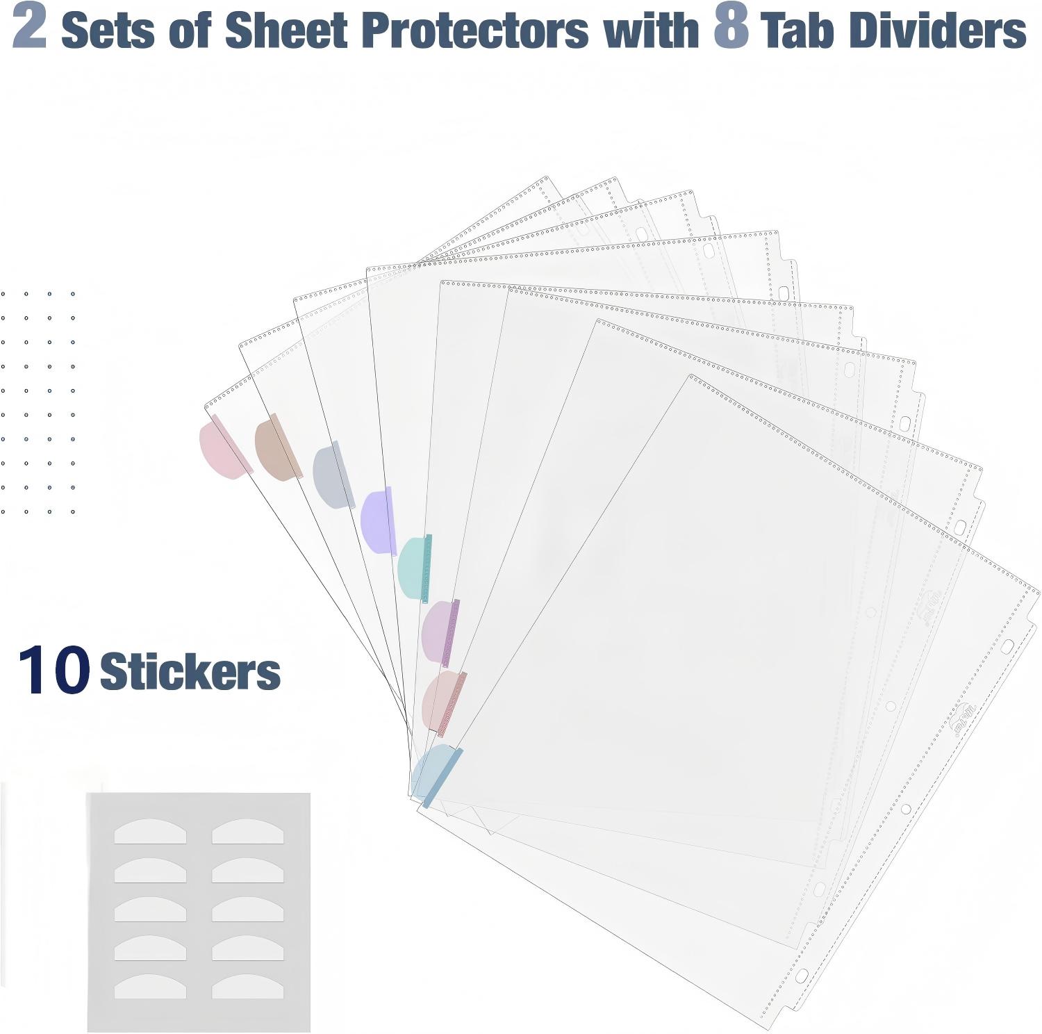A4 Clear Sheet Protectors with - Index Tab Divider incelemesi ve fiyatı