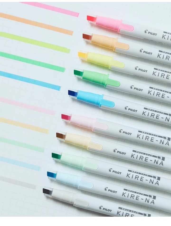 PILOT KIRE-NA Highlighter Pen  - Highlighter Set Pastel incelemesi ve fiyatı