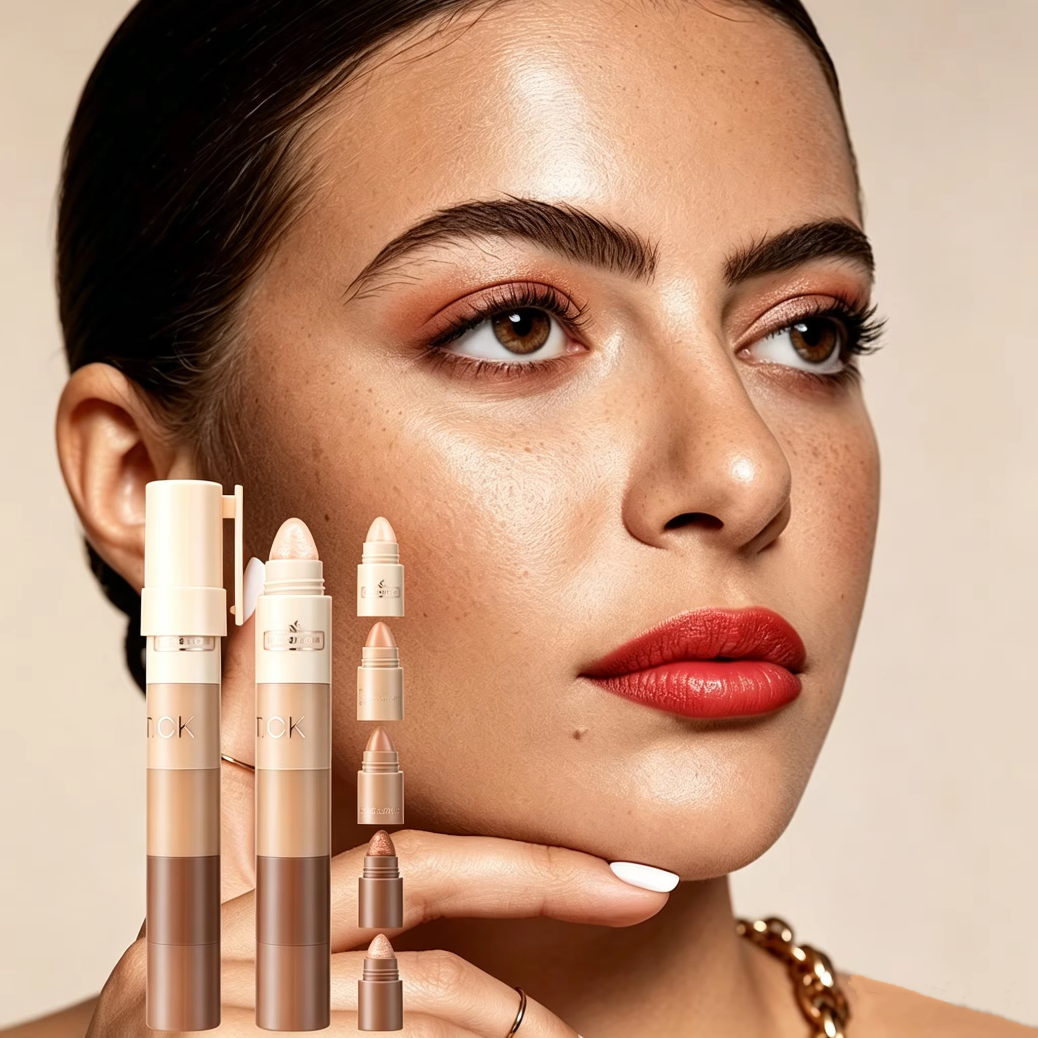 5-in-1 Lazy Eyeshadow Pen High - Highlighter Set Pastel incelemesi ve fiyatı