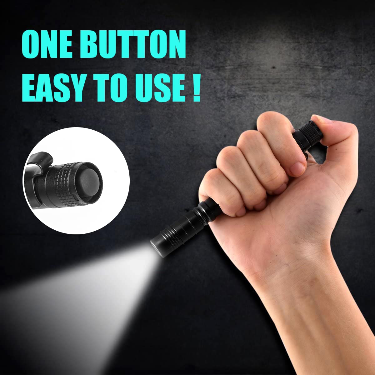 Portable Mini LED Pen Flashlig - Stationery Supply incelemesi ve fiyatı
