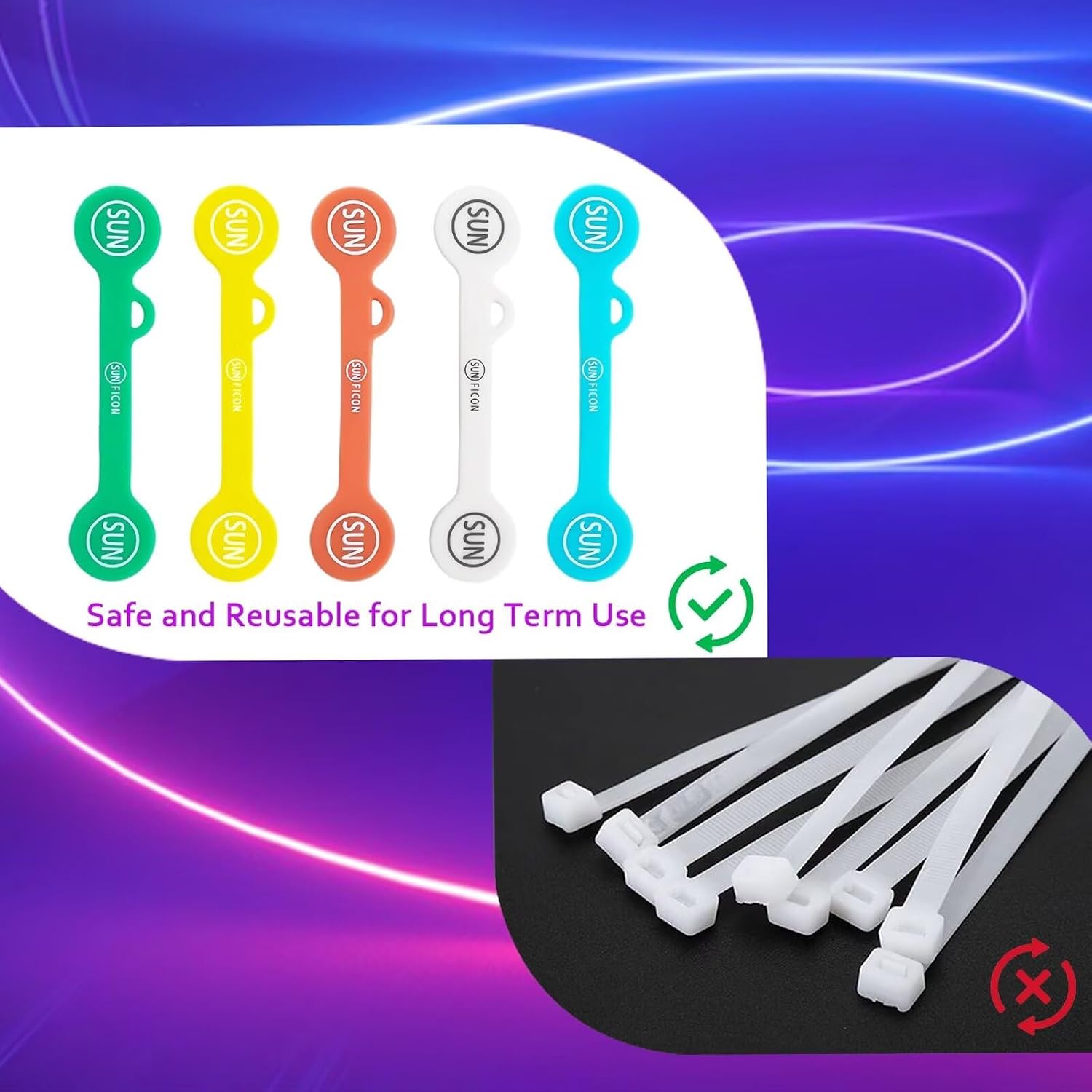 Magnetic Silicone Cable Ties 1 - Bookmark Magnetic Clip incelemesi ve fiyatı