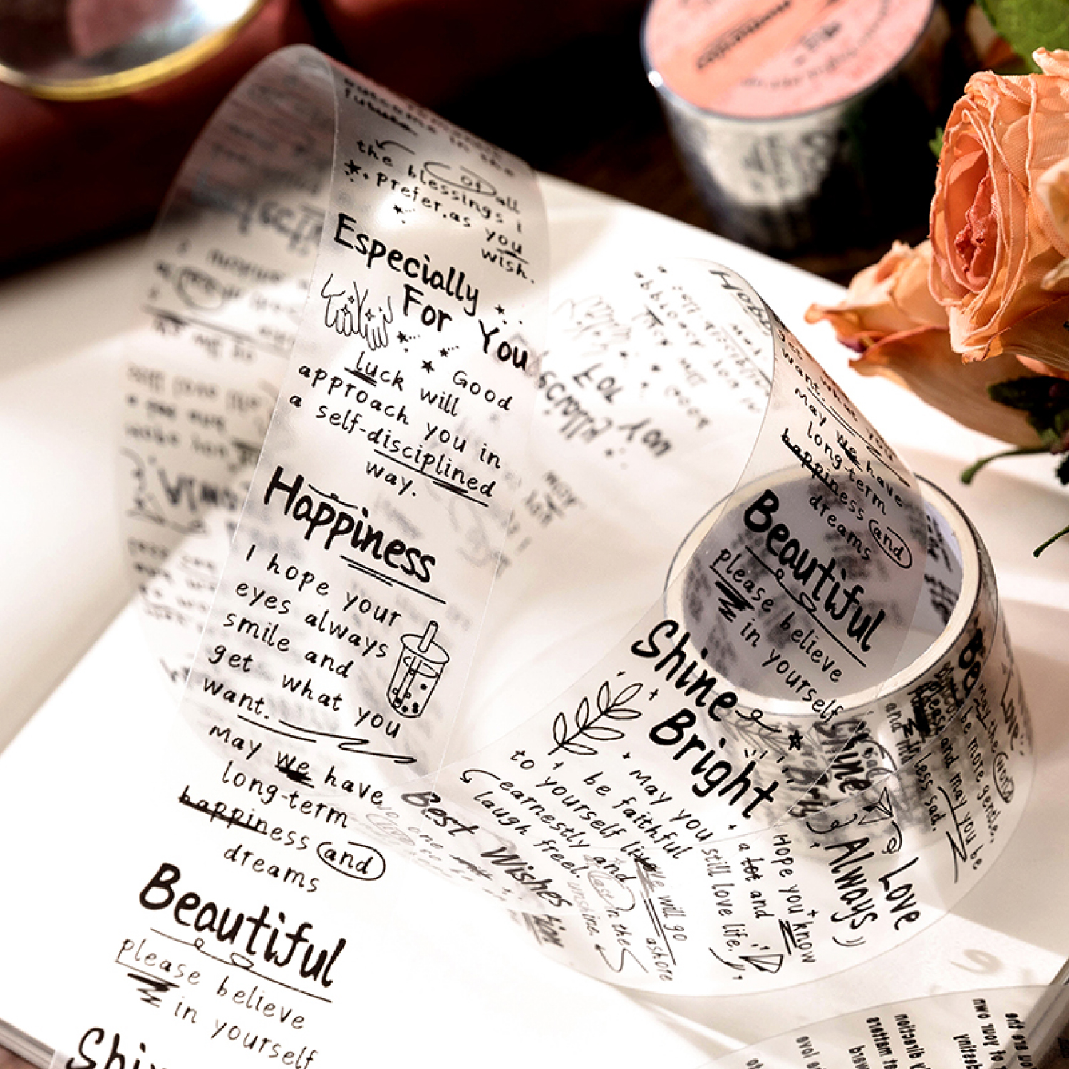3cm/5cm*2m Transparent Materia - Label Printer Tape incelemesi ve fiyatı