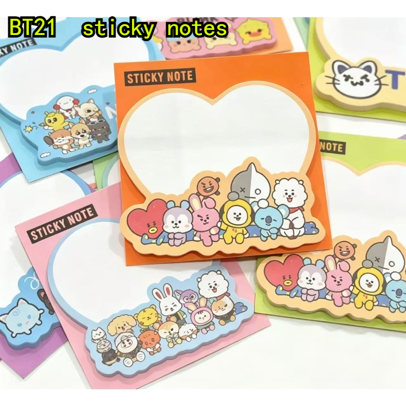 BT21 Creative Cute Sticky Note - Memo Pad Sticky incelemesi ve fiyatı