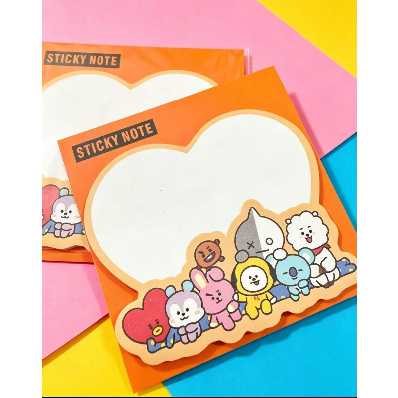 BT21 Creative Cute Sticky Note - Memo Pad Sticky incelemesi ve fiyatı