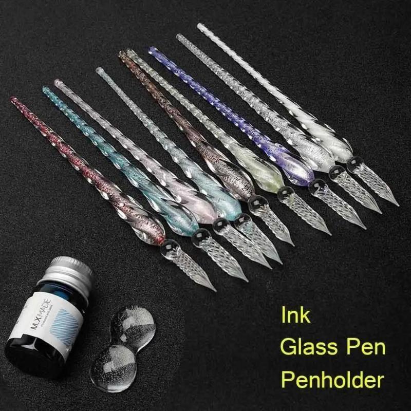 Colored Crystal Glass Dip Pen  - Fountain Pen Ink incelemesi ve fiyatı